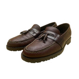 H.S. Trask Men’s Brown Leather Tassel Slip-On Loafers Size 12N