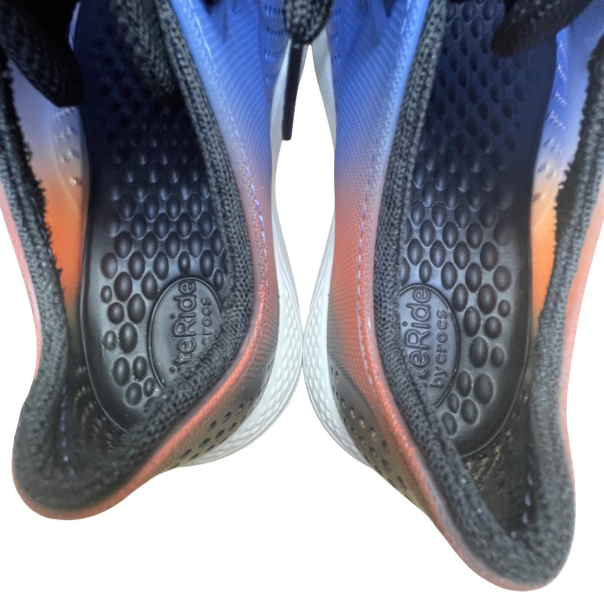 Crocs Women’s Blue Dip Pacer LiteRide Comfort Slip-On Athletic Sneakers Size 7