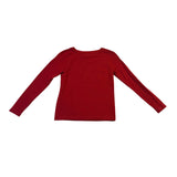 Banana Republic Womens Red Merino Wool Long Sleeve Sweater Sz Petite XS 