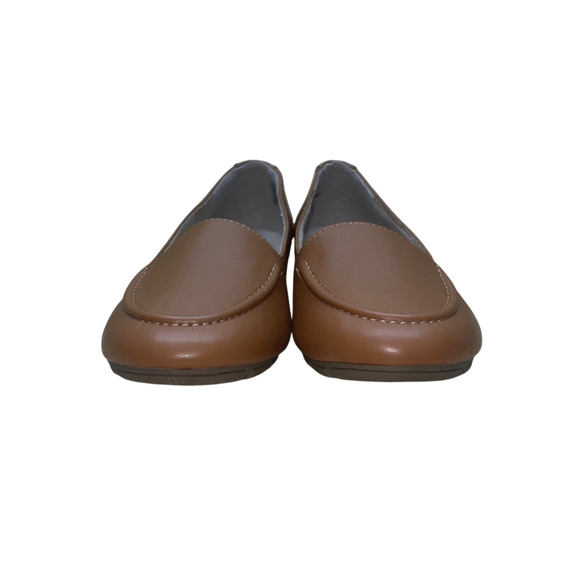 Cliffs By White Mountain Women’s Brown Faux Leather Gracefully Loafers Sz 7.5M