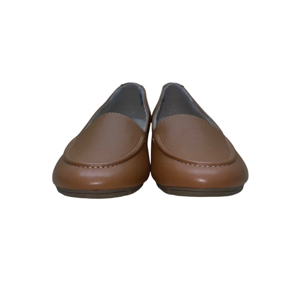 Cliffs By White Mountain Women’s Brown Faux Leather Gracefully Loafers Sz 7.5M