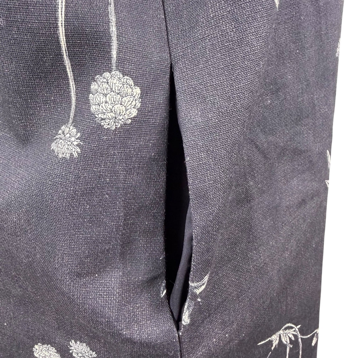 Tuckernuck Womens Black Cotton Meadow Rue Marley Short Sleeve Dress Size L
