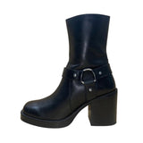 Harley-Davidson Women’s Black Leather Heeled Zelta Harness Boots Size 8.5M