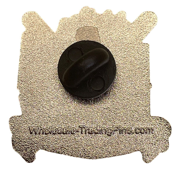 2011 Showtime Softball Trading Pin 1.25" With Baseball Bat & Flame Design