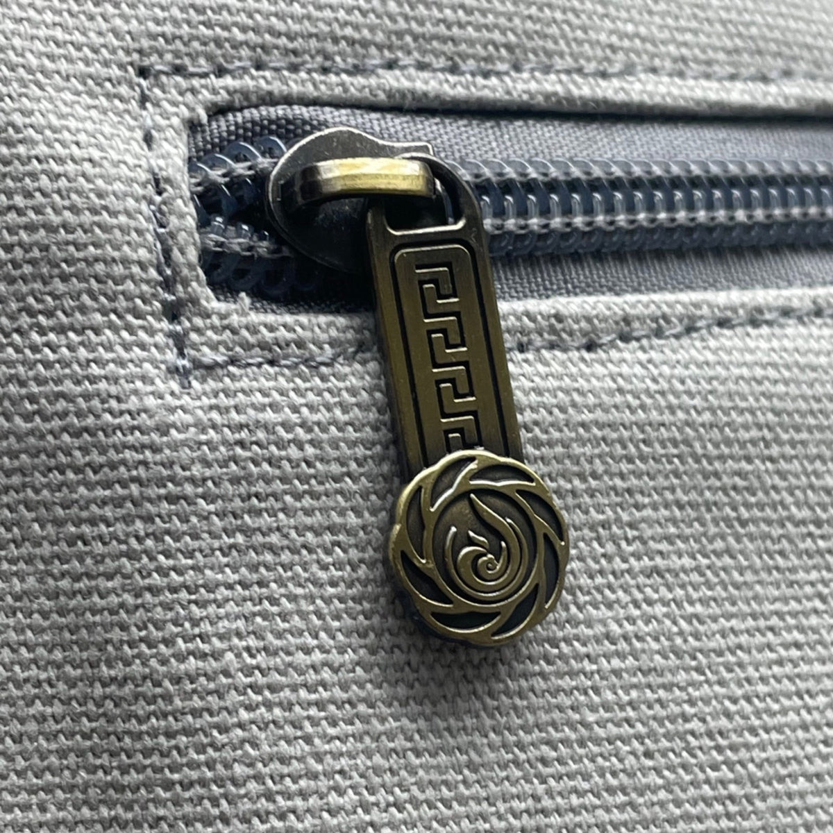 Embroidered Gary Canvas Adjustable Straps & Drawstring Closure Backpack