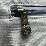 Embroidered Gary Canvas Adjustable Straps & Drawstring Closure Backpack