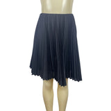Banana Republic Women's Accordion Black Elastic Waist Skirt Sz L - NWT