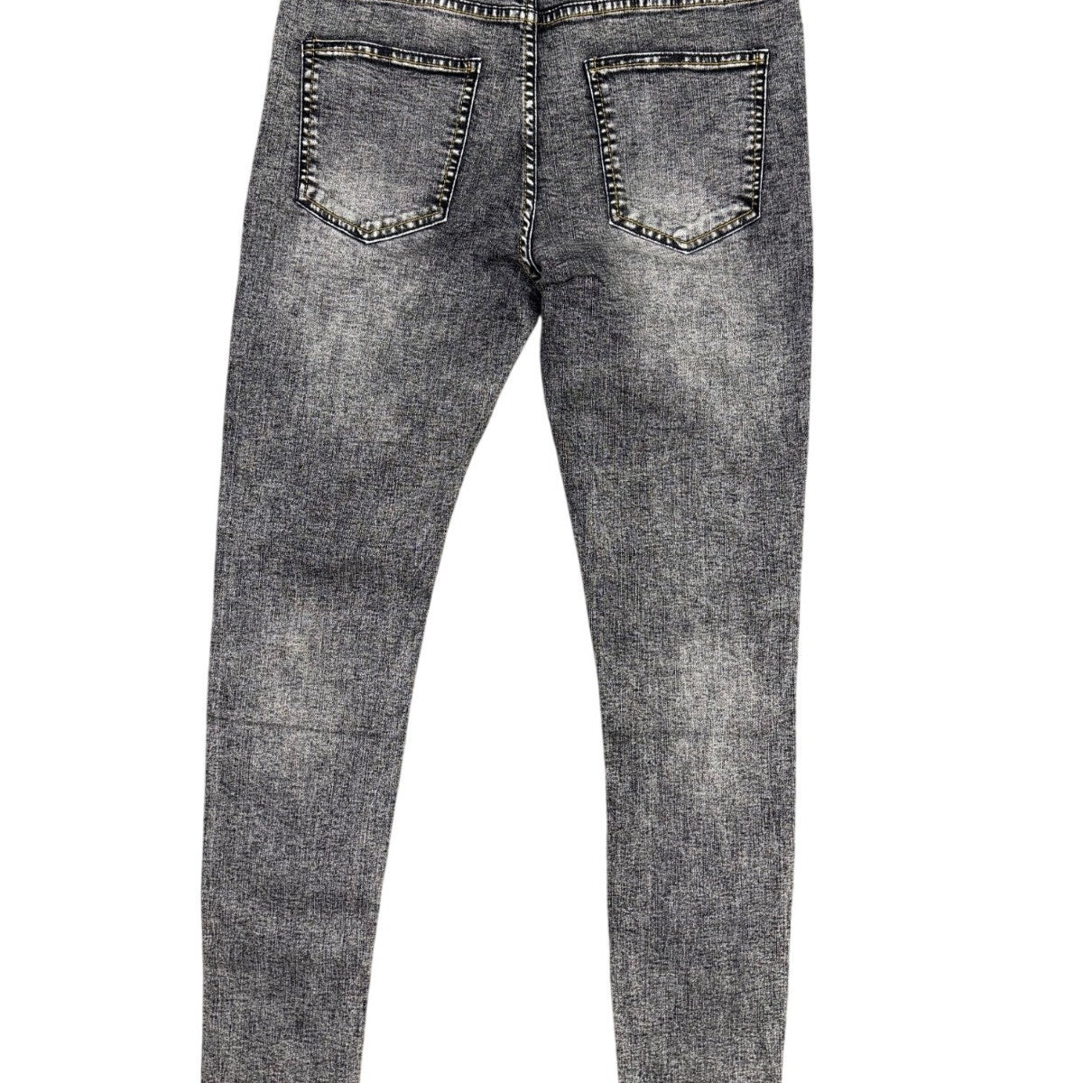 Gingtto Mens Gray Stretch Denim Skinny Fit Jeans Stylish Waist Size 32