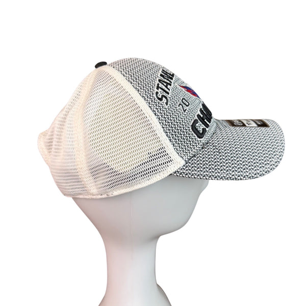 Fanatics Mens Gray/White Mesh Polyester NHL Hat OS