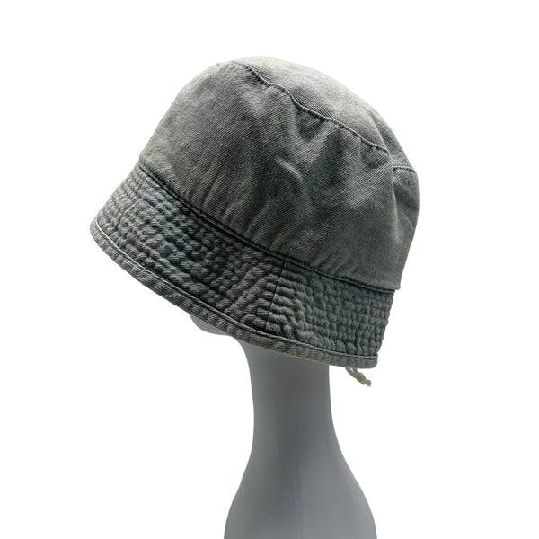 Unisex Blue Washed Denim Bucket Hat Sz 60cm