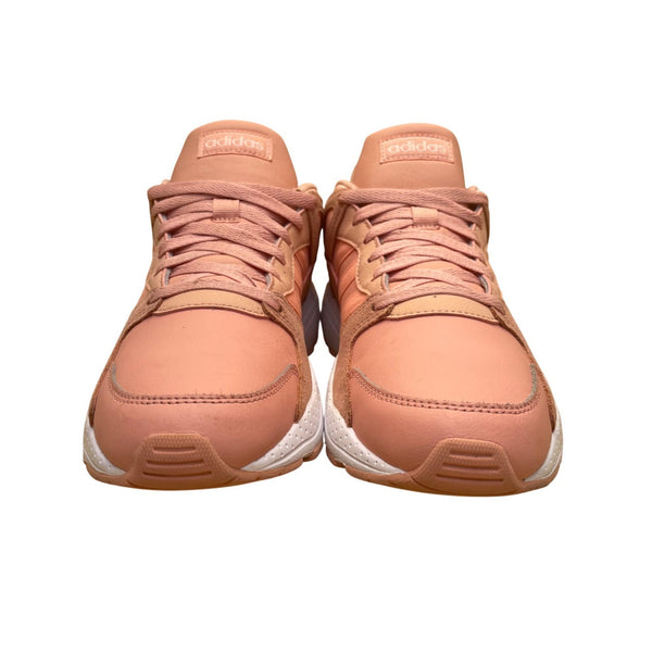 Adidas Women’s Peach Suede Ortholite Lace-Up Trainers Chaos Sneakers Size 8US