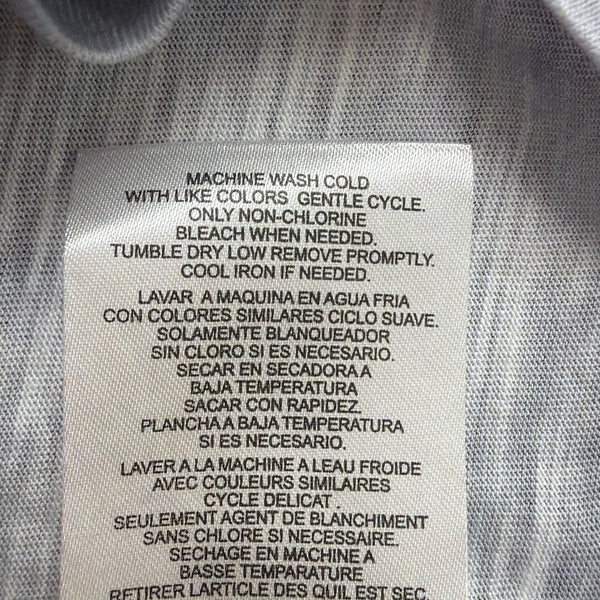 Jones New York Womens Light Gray Casual Pocket Tee Size L