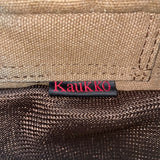 Kaukko Unisex Brown Canvas & Leather Adjustable Crossbody Strap Messenger Bag
