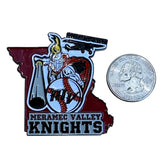 Meramec Valley Knights Baseball Team Lapel Pin With Dual Clutches