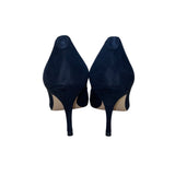 Ivanka Trump Women’s Black Suede Leather Pointy Toe Boni Heels Size 9.5M