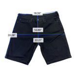 Levis women’s Black Stretch Denim Shorts 511 Slim Fit Casual Style Size 36