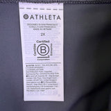 Athleta Womens Gray Elation Straight Leg Pants Activewear & Yoga Size 2X