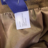 Gap Womens Green Genuine Leather & Mid-Rise Fully Lined Suede Mini Skirt Size 10