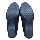 Kelly & Katie Women’s Black Fabric With Patent Trim Slip-On Danic Loafer Size 7M