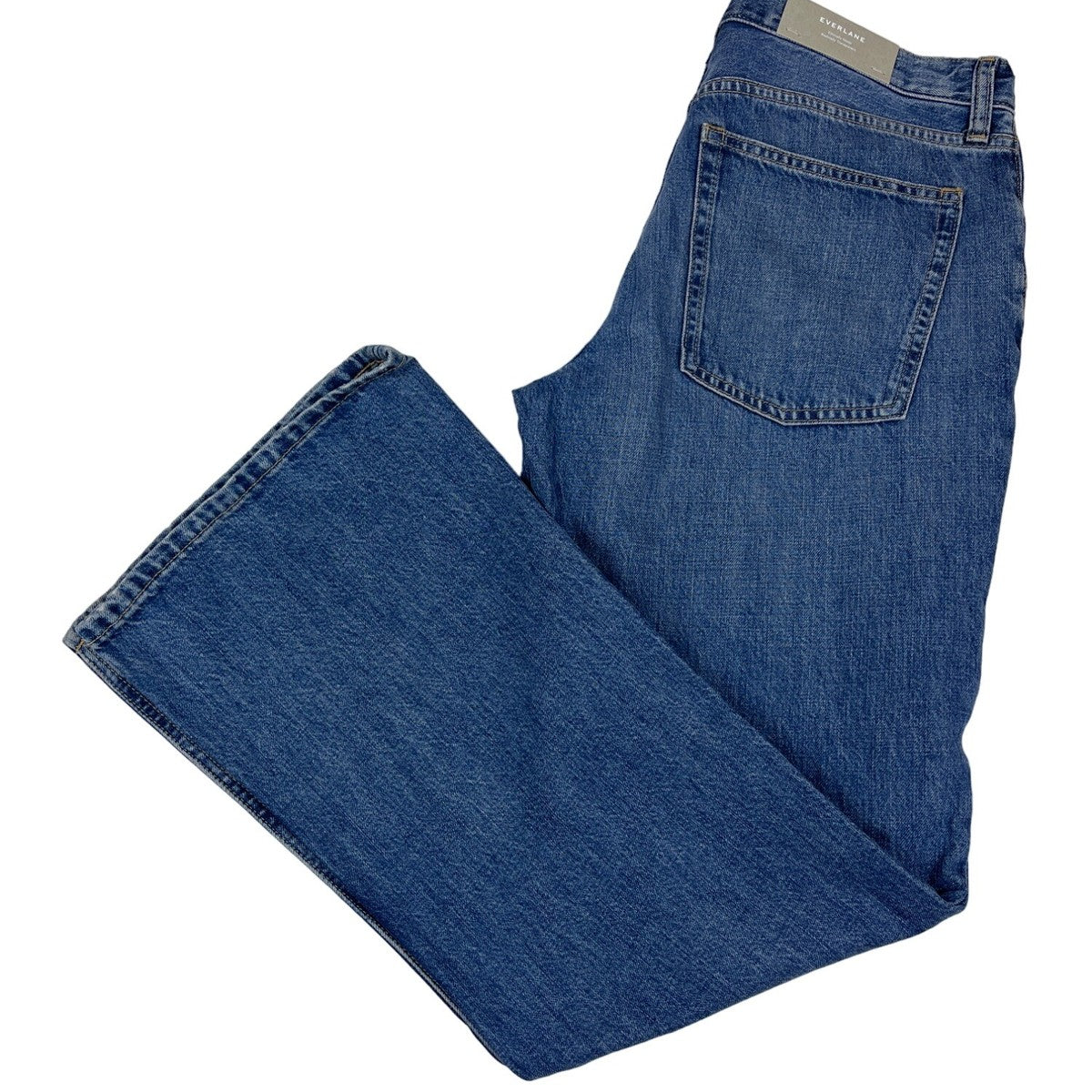 Everlane Mens Blue Denim Slouch Bootcut Jeans 30 Regular New