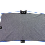 Mer Sea Womens Gray Turtleneck Poncho Adjustable Fit One Size