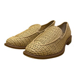 Sarto Women’s Natural  Woven Slip-On Loafer A-Eda 2 Shoes Size 9.5M