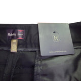 Rafaella Womens Black Curvy Fit Straight Leg Dress Pants Stretch Sz 16W