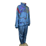 Vintage Siivy Women's Set Blue Tracksuit Sz 42EU