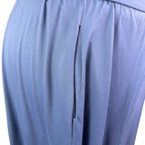 Doublju Womens Blue Polyester/Spandex Maxi Skirt Flowy Stretch Design Size 1X
