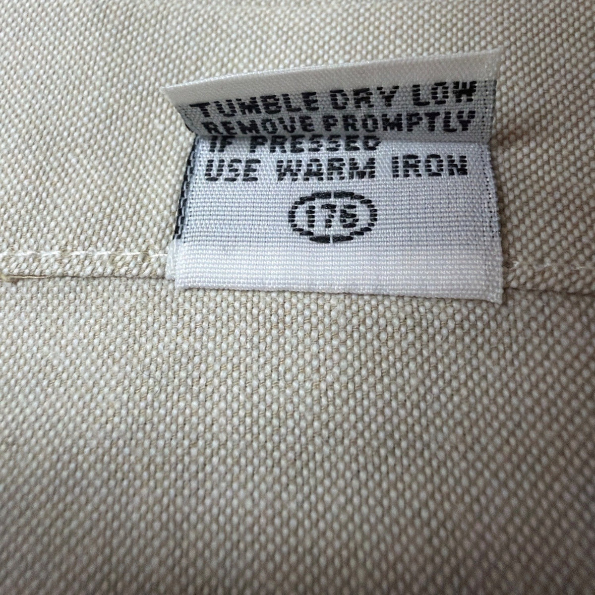 The Arrow Company Mens Beige Button-Up Shirt Slim Fit 15 1/2 34/35