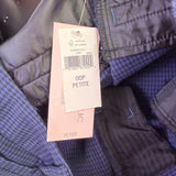 Banana Republic Womens Blue Cotton Blend Pants Sloan Petite Mid Rise Size OOP