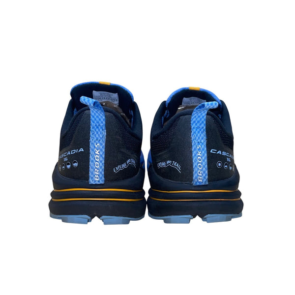 Brooks Men’s Blue Trail Cushioned Lace Up Cascadia 16 Running Shoes Size 10.5