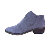 Vita Women’s Gray Suede Low Heel Slip-On Casual Ankle Booties Size 9 - New