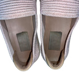 UGG Women’s Pink & Gold Knit Slip-On Sammy Flat Sneakers Size 7.5