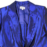 Nicolette Womens Blue Suit Set Includes Blazer & Pencil Skirt Size 12