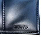 Levis Men’s Black Leather Trifold RFID Blocking Wallet
