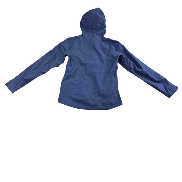 The North Face Womens Blue Hooded Lightweight Jacket Water-Resistant Size S