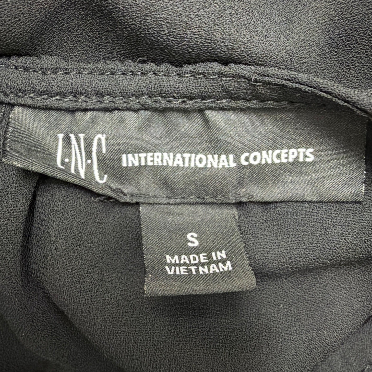 International Concepts Womens Black Cold Shoulder Jumpsuit Size S