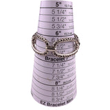 Kendra Scott Womens Silver Tone Metal Open Link Chain Tassel Bracelet