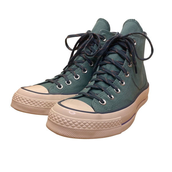 Converse Unisex Green Canvas Chuck Taylor All Star Hi-Top Sneakers Sz 6.5M/8.5W