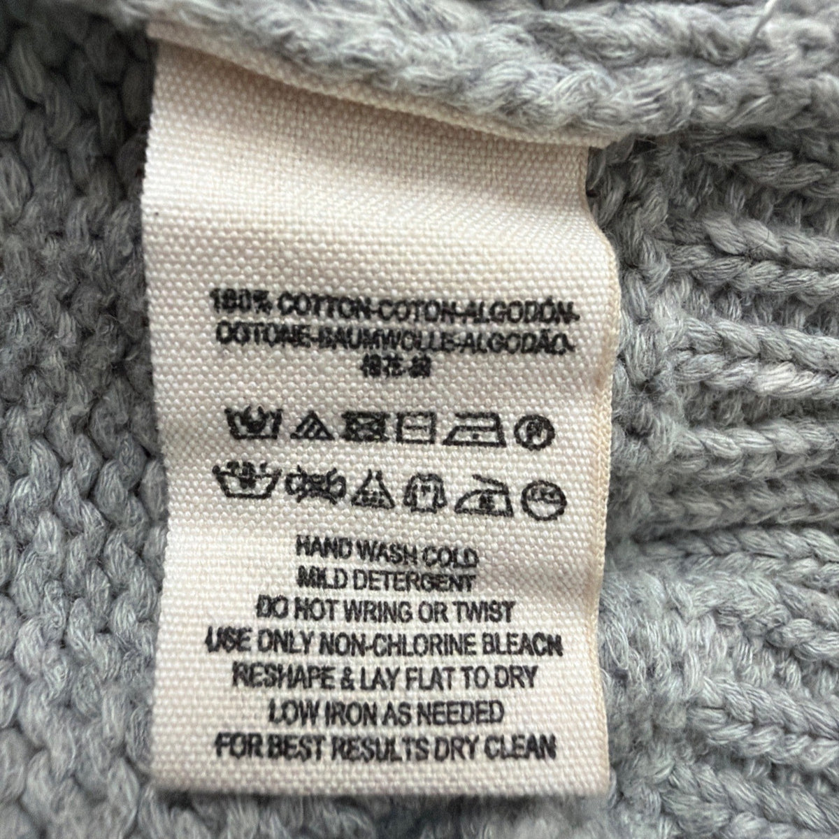 Free People Womens Gray Cotton Knit Cropped Sweater Casual Pullover Size S