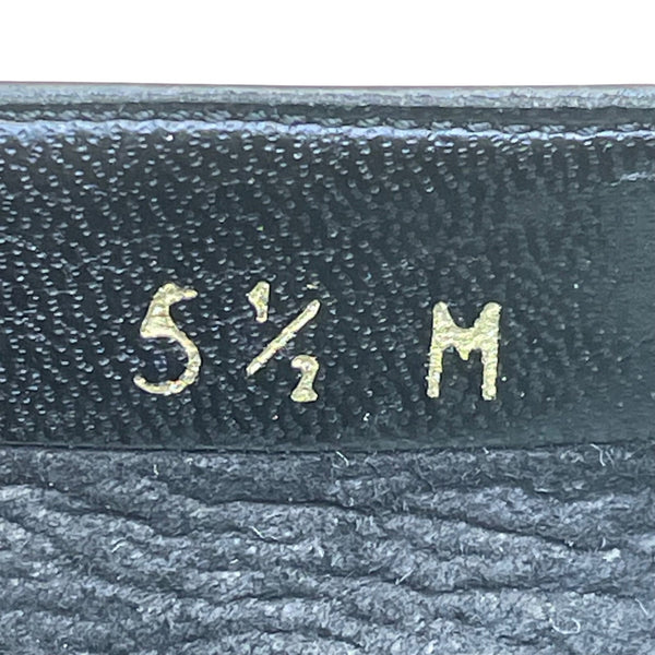 Etienne Aigner Women’s Black Leather Slip-On Jackie Loafers Size 5.5M