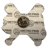 Chambersburg Phoenix Softball 2017 Trading Pin Crossed Bats & Yellow Background