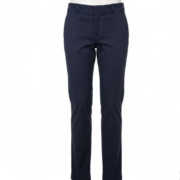 J. Crew Womens Black Cotton Stretch Slim Fit Dress Pants Classic Style Size 2