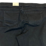 NYDJ Womens Black Denim Straight Leg Jeans  High Rise Tummy Control Sz 22W- New