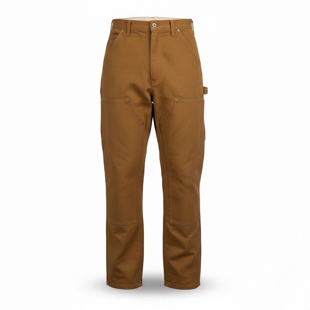 Carhartt Mens Brown Work Pants Loose Original Fit Durable Utility Sz 32x32