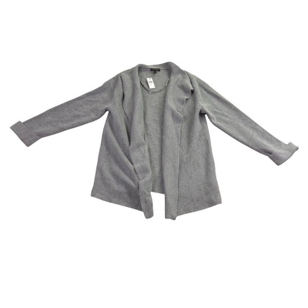 Banana Republic Womens Gray Knitted Cardigan Sweater Open Front Size XL