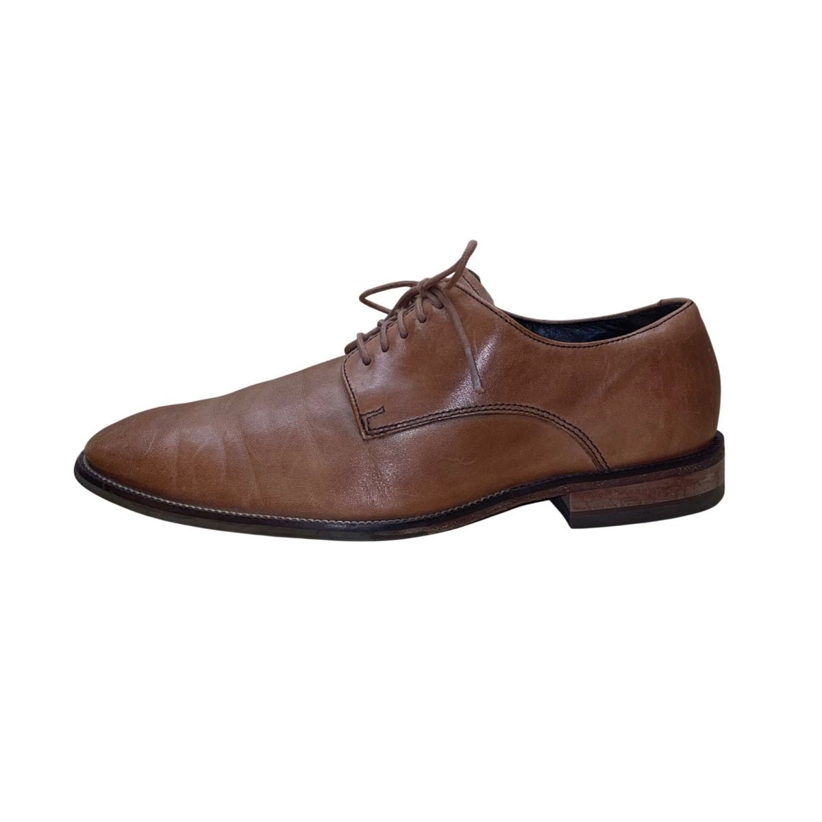Cole Haan Men’s Brown Leather Plain Toe Williams Oxford Dress Shoes Size 8.5M