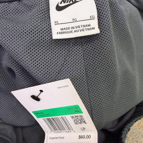 Nike Men’s Black Polyester Rose-Printed Swim Shorts Size XL