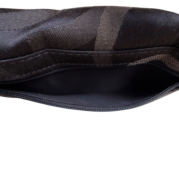 Minicci Women’s Brown Fabric Patterned With Multiple Compartments Clutch Wallet